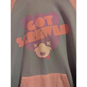 Listen Flavor Pastel Bear logo Harajuku Jfashion Hoodie dress